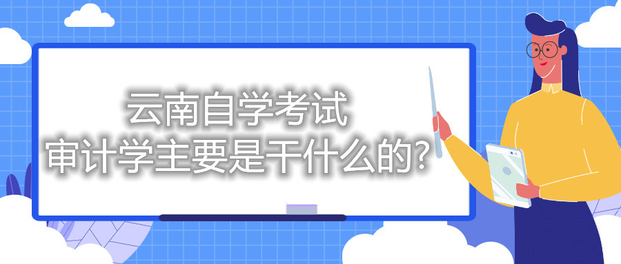 云南自学考试审计学主要是干什么的?